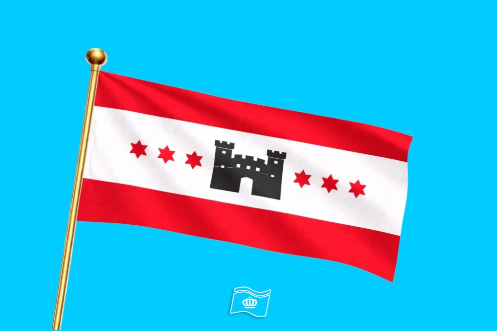 Vlag provincie Drenthe 120x180 cm