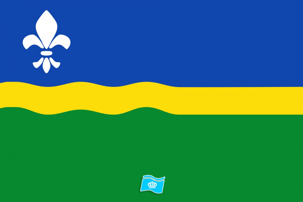 Vlag provincie Flevoland 70x100 cm