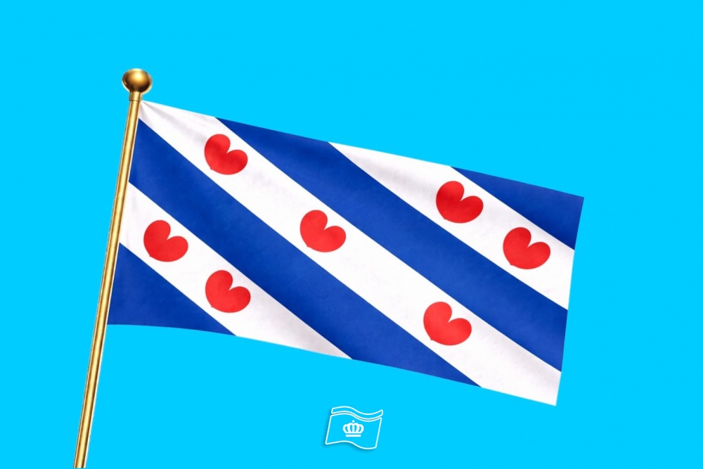 Vlag provincie Friesland 020x030 cm