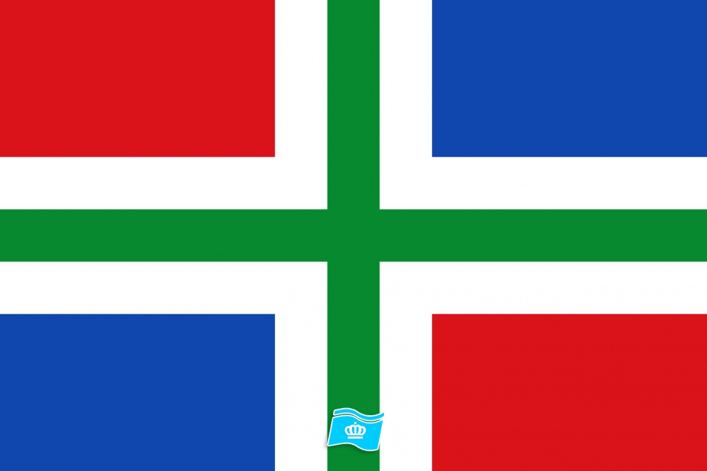 Vlag provincie Groningen 70x100 cm