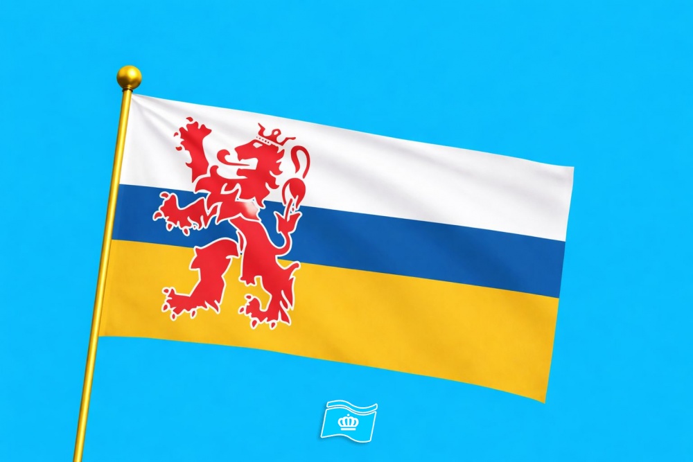 Vlag provincie Limburg, Nederland 030x045 cm