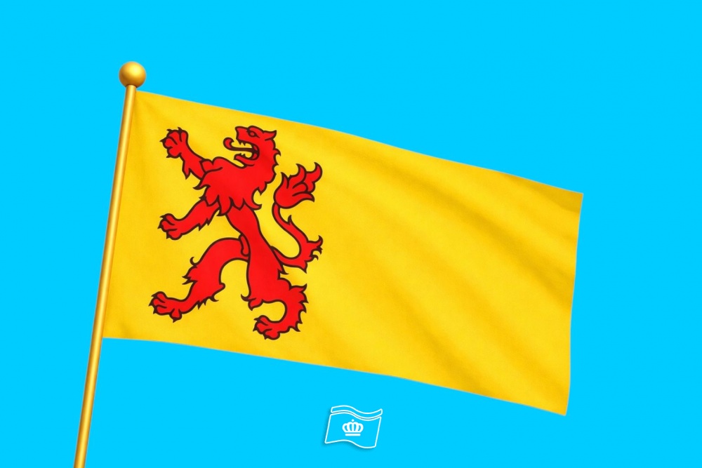 Vlag provincie Zuid-Holland 030x045 cm
