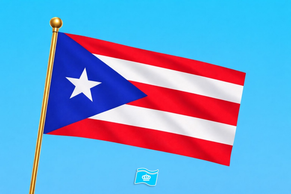 Vlag Puerto Rico 150x225 cm