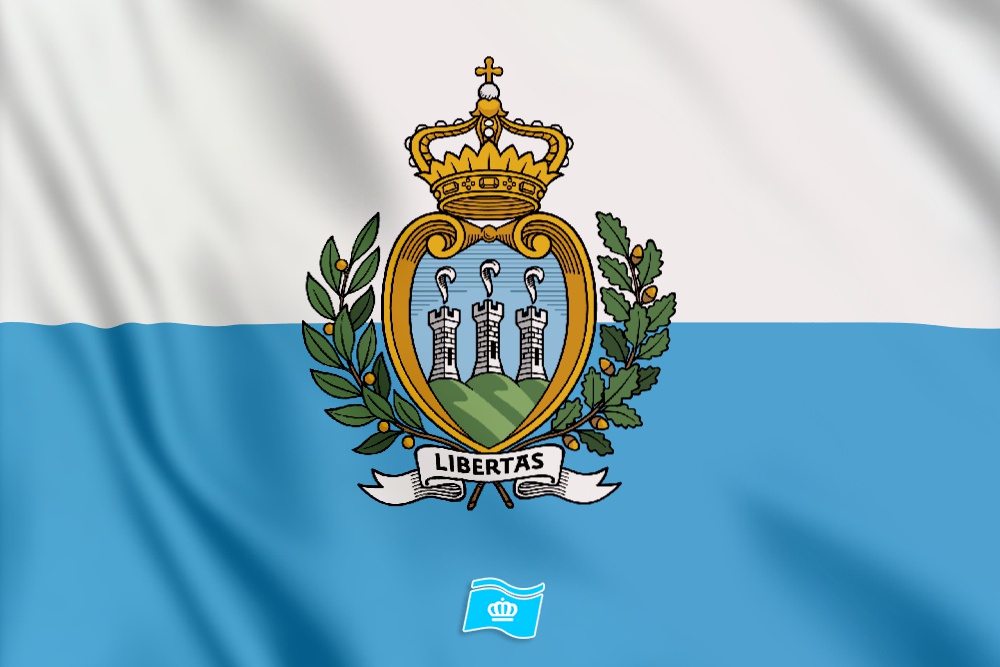 vlag San Marino 100x70