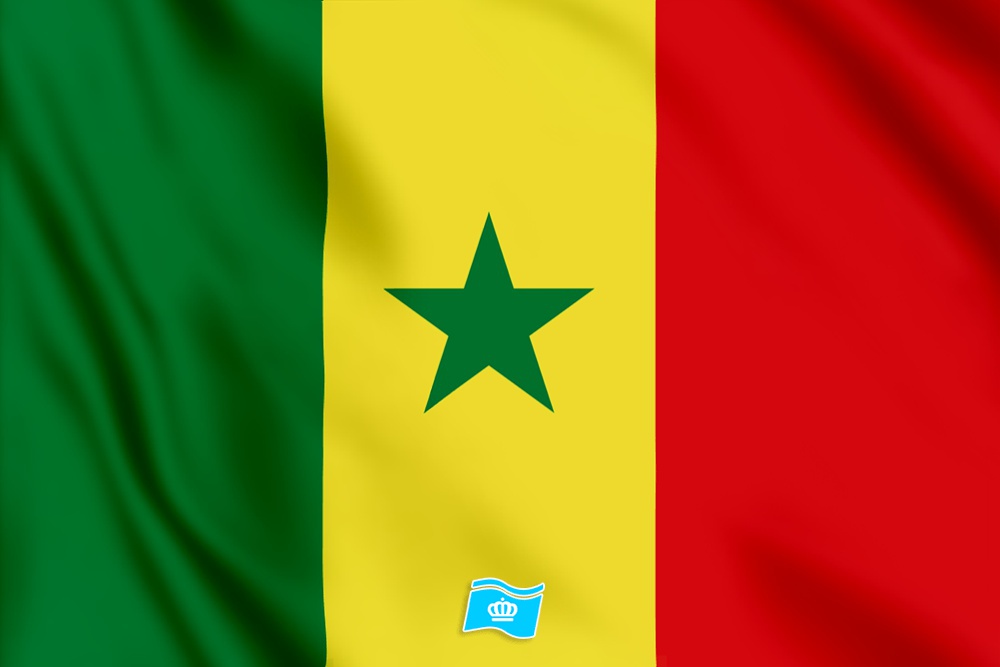 vlag Senegal 100x70