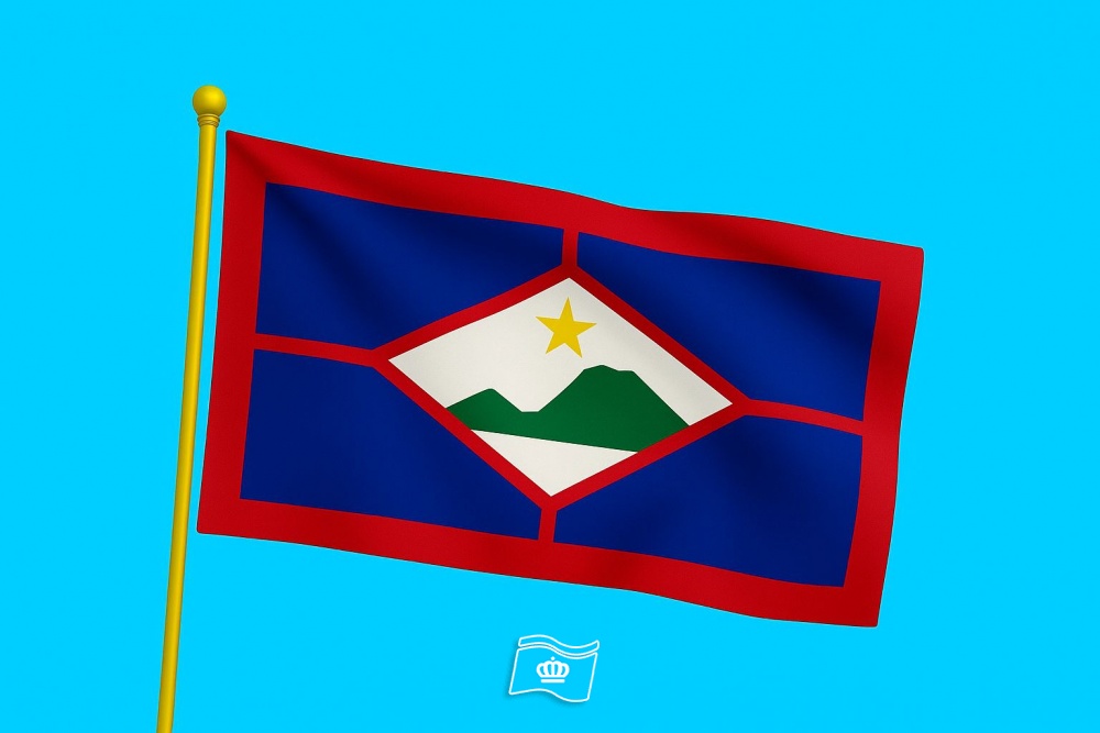 Vlag Sint Eustatius 010x015 cm