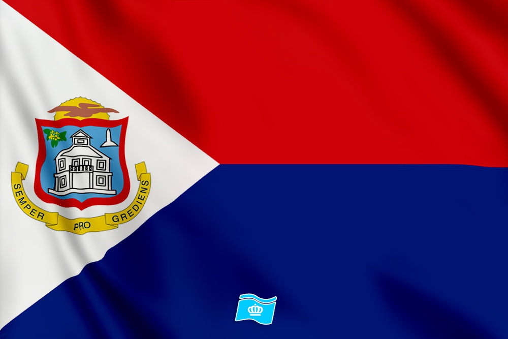 Vlag Sint Maarten 100x70