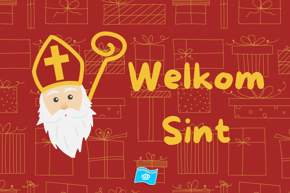 Vlag Sinterklaas versie 006 150x225 cm