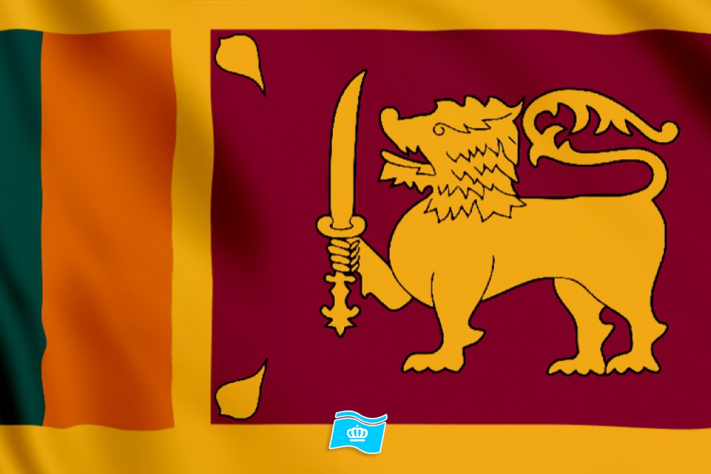 vlag Sri Lanka 100x70