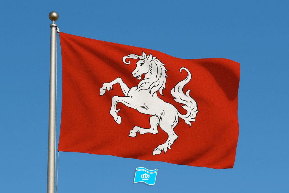 Vlag streek Twente (Twentse Ros) 200x300 cm
