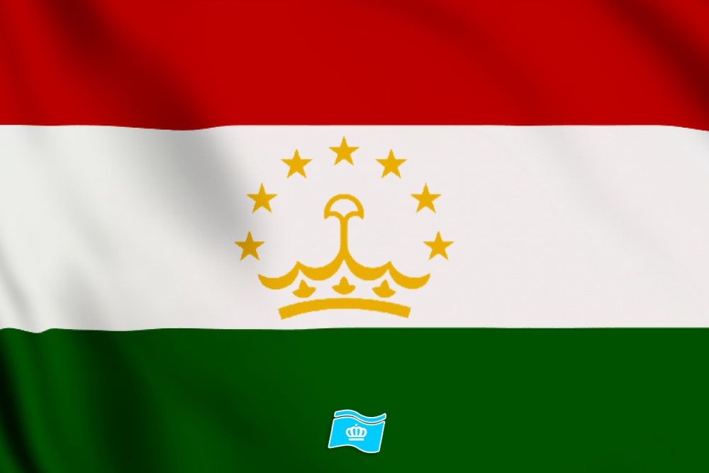 vlag Tadzjikistan 100x70