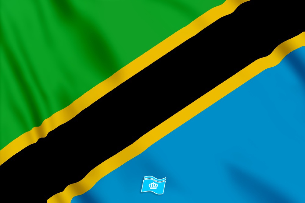 vlag Tanzania 100x70