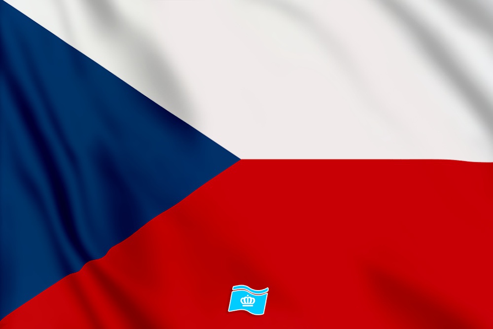 vlag Tsjechie 100x70