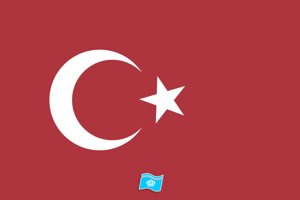 Vlag Turkije gebruikt 100x150 cm