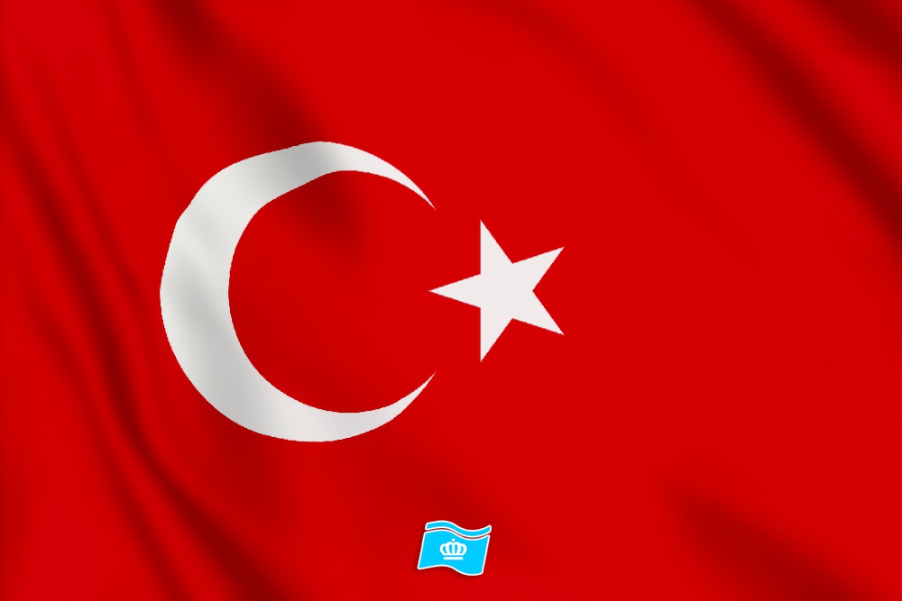 vlag Turkije 100x70