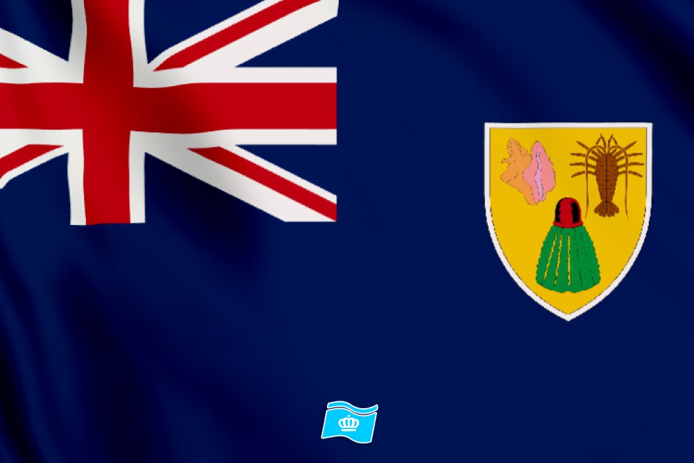 Vlag Turks- en Caicoseilanden 100x70