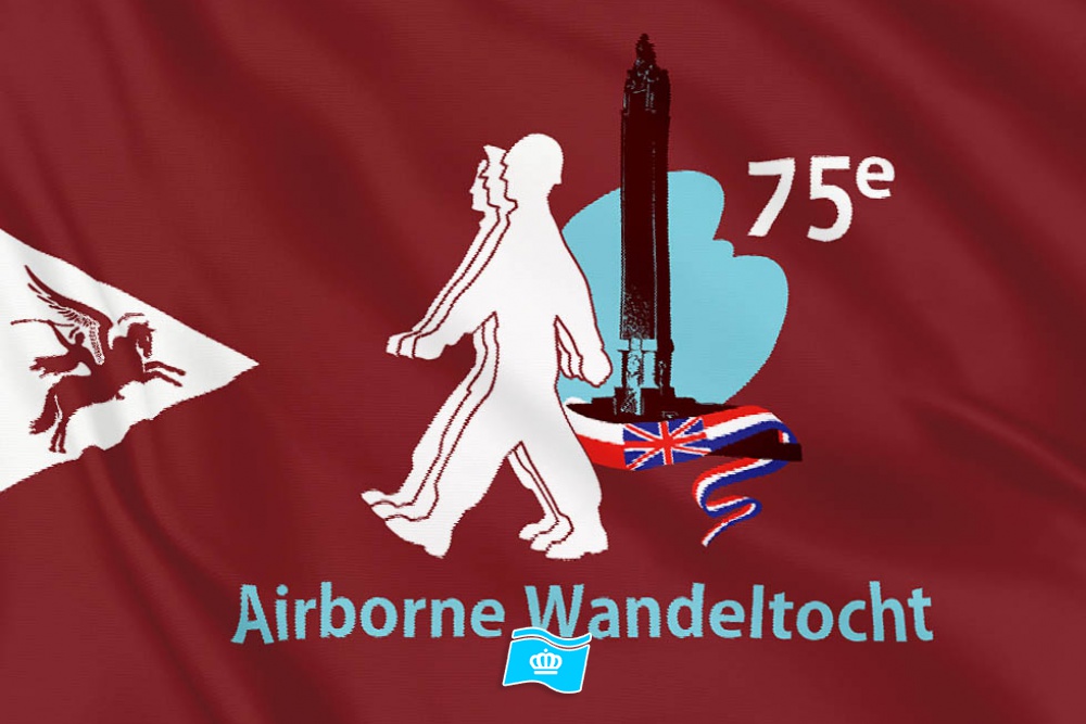Vlag Wandeltocht 75 jaar 100x150 cm