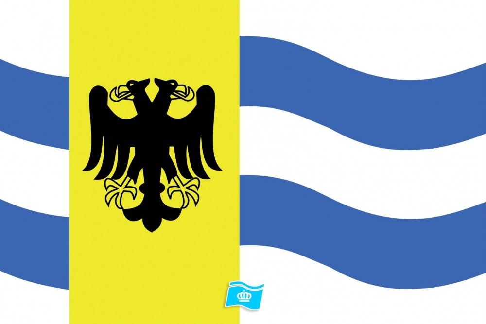 Vlag West Maas en Waal 100x150 cm