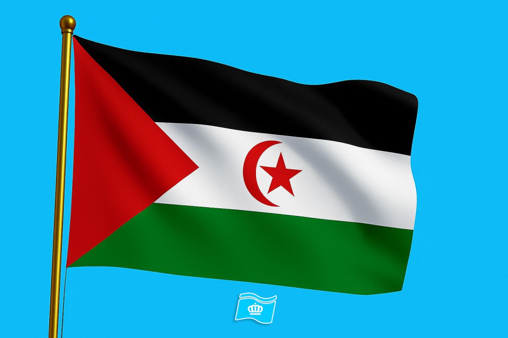 Vlag Westelijke Sahara 070x100 cm