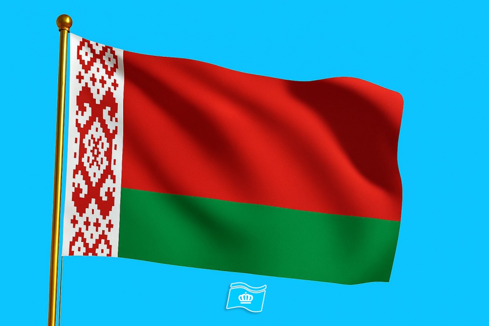 Vlag Wit-Rusland 040x060 cm