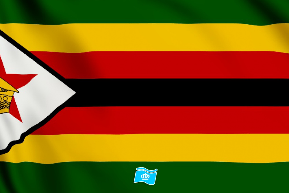 vlag Zimbabwe 100x70