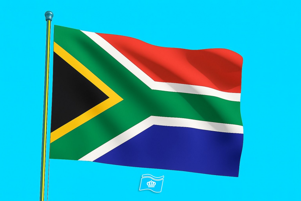 Vlag Zuid-Afrika 040x060 cm