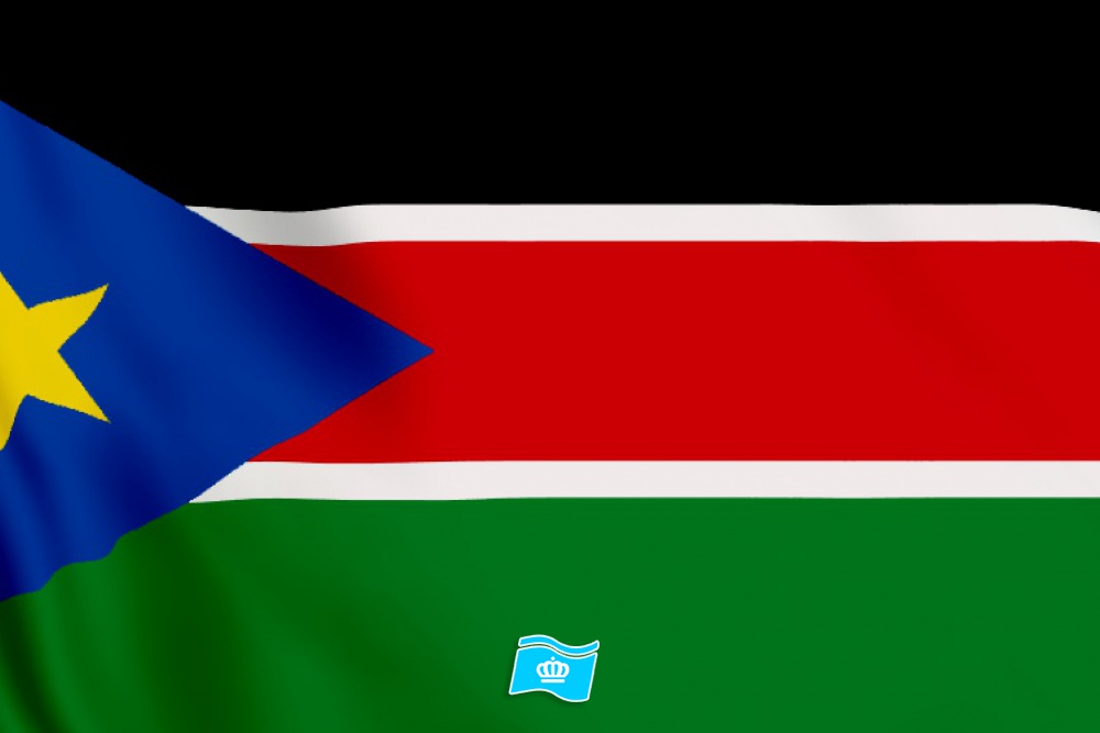 vlag Zuid-Soedan 100x70