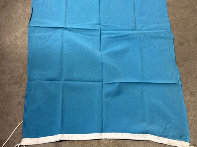   Gebruikte vlag Blauw 70x100 cm, uitverkoop