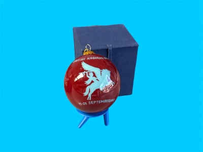 Airborne 1th British Pegasus kerstbal, handgemaakt Airborne 1th British Pegasus kerstbal, handgemaakt