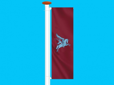 Airborne banier Pegasus 100x300