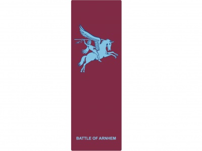 Banier Airborne Battle of Arnhem 100x300 cm
