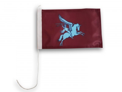 Airborne Pegasus motor vlaggetje 20x30 cm