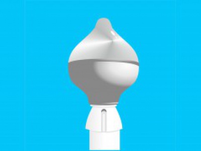 AVN Mastknop Peer Zilver