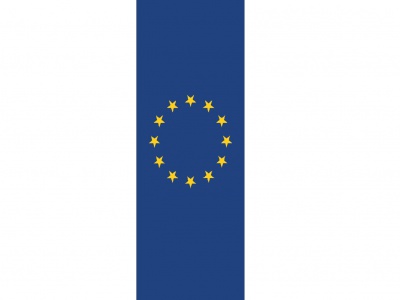 Banier EU, Europese Unie midden 100X300 CM