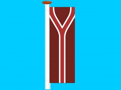 Banier streek Liemers 100x300 cm