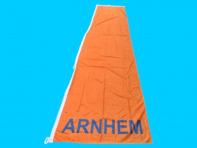 Banier Oranje Arnhem gebruikt 100x400