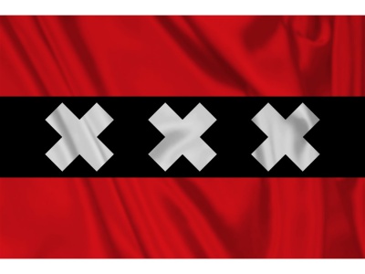 Decoratie Vlag Amsterdam
