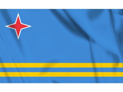Decoratie Vlag Aruba