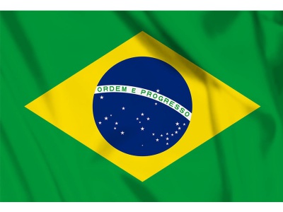Decoratie Vlag Brazilië 100x150 cm