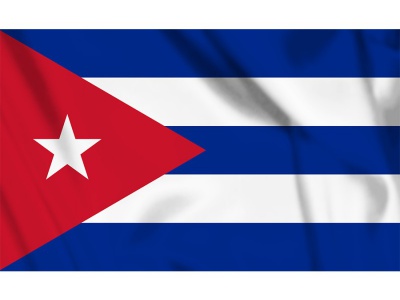 Decoratie Vlag Cuba 100x150 cm