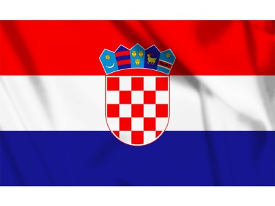 Decoratie Vlag Kroatië 100x150 cm