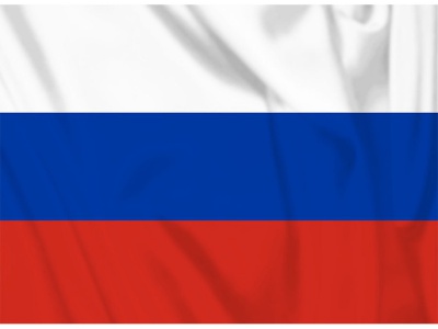 Decoratie Vlag Rusland 100x150 cm