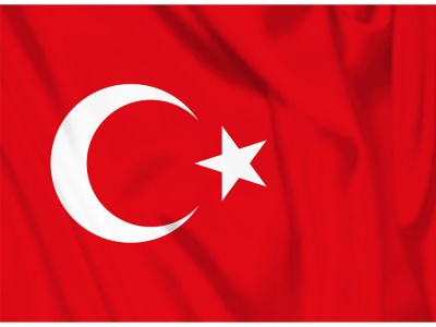 Decoratie Vlag Turkije 100x150 cm