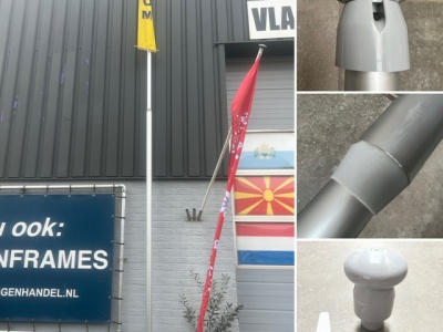 Ecomast 6 meter met grondkokker
