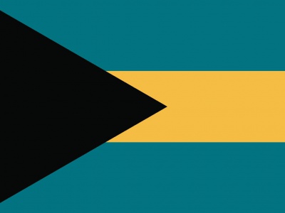 Gebruikte vlag Bahama