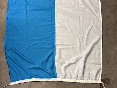 Gebruikte vlag Blauw Wit 100x150 cm, uitverkoop