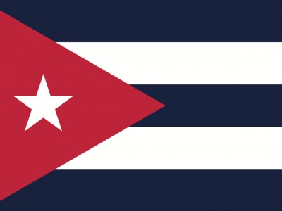 Gebruikte vlag Cuba 100x150 cm, uitverkoop
