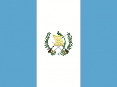 Gebruikte vlag Guatemala 150x225 cm, uitverkoop