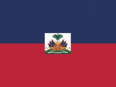 Gebruikte vlag Haïti 150x225 cm, uitverkoop