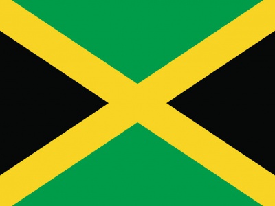 Gebruikte vlag Jamaica 150x225 cm, uitverkoop